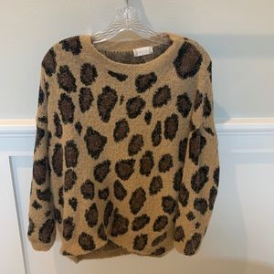 Leopard Print Sweater